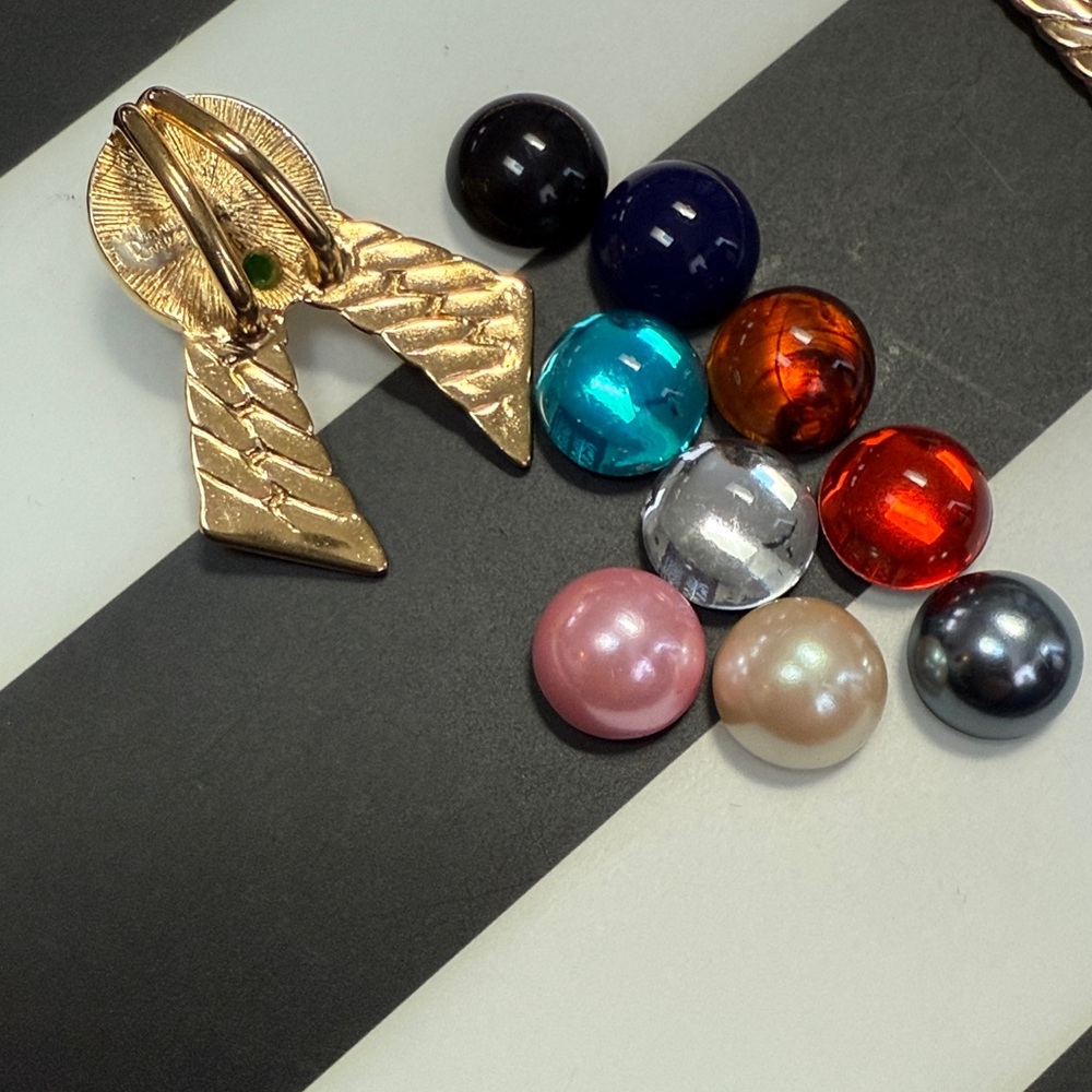 Joan Rivers Gold Necklace with Colorful Interchangeable Beads - Picture 4 of 5